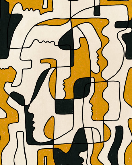 MindtheGap SAUDADE in Yellow - Wallpaper Collection 2025 - Jazz Live