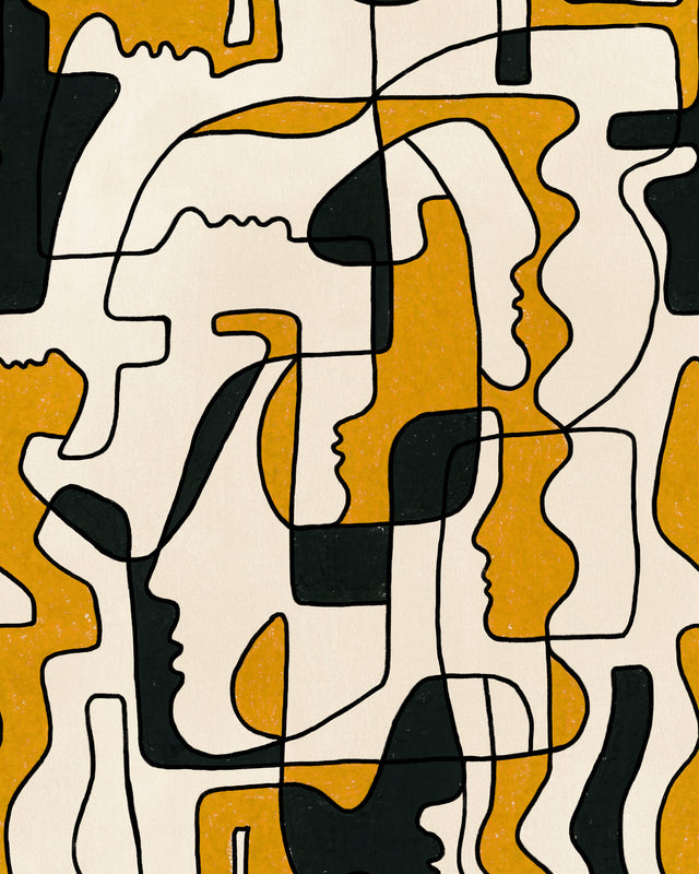 MindtheGap SAUDADE in Yellow - Wallpaper Collection 2025 - Jazz Live
