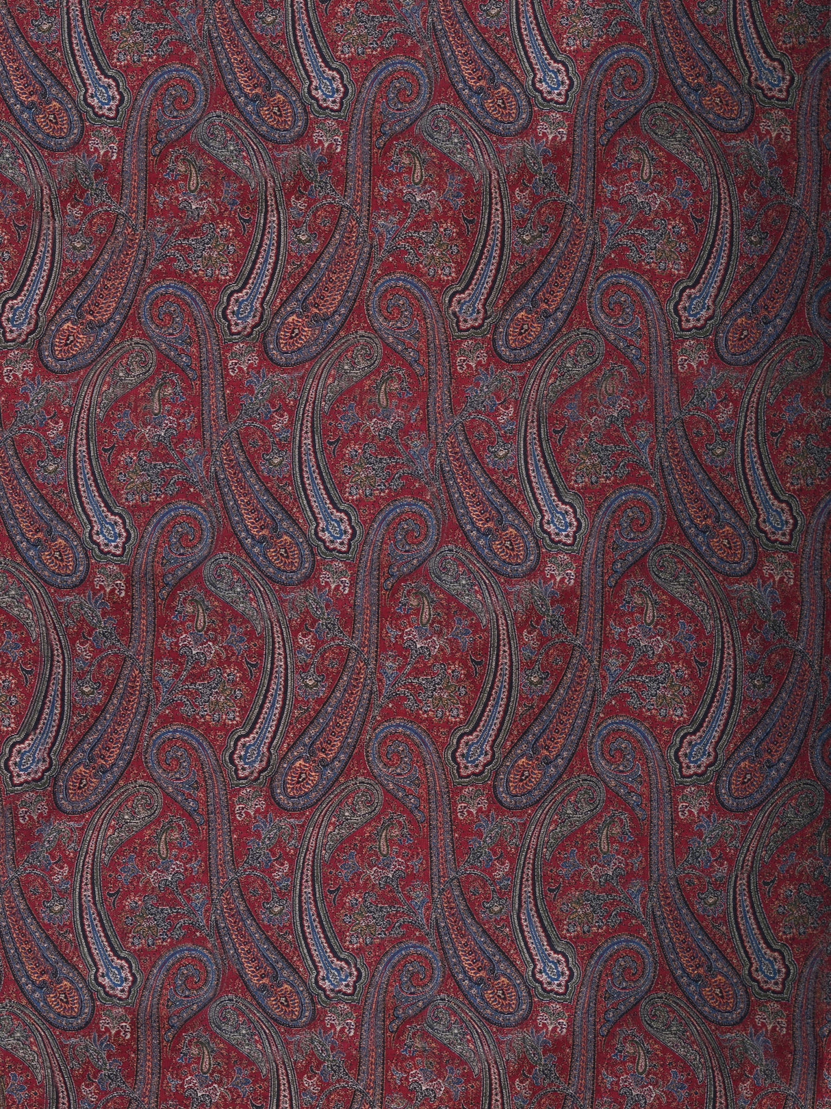 Scalamandre SB 00011908 RED PUNJAB Fabric - Eade's Wallpaper