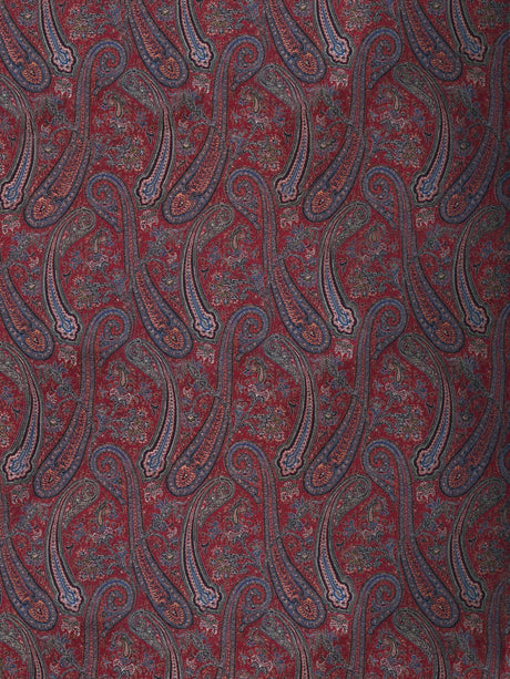 Scalamandre SB 00011908 RED PUNJAB Fabric - Eade's Wallpaper