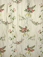 Scalamandre SB 00019326 MULTI ON WHITE BROCHE ORLEANS Fabric - Eade's Wallpaper