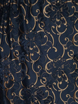 Scalamandre SB 00041059 MIDNIGHT CIMAROSA Fabric - Eade's Wallpaper