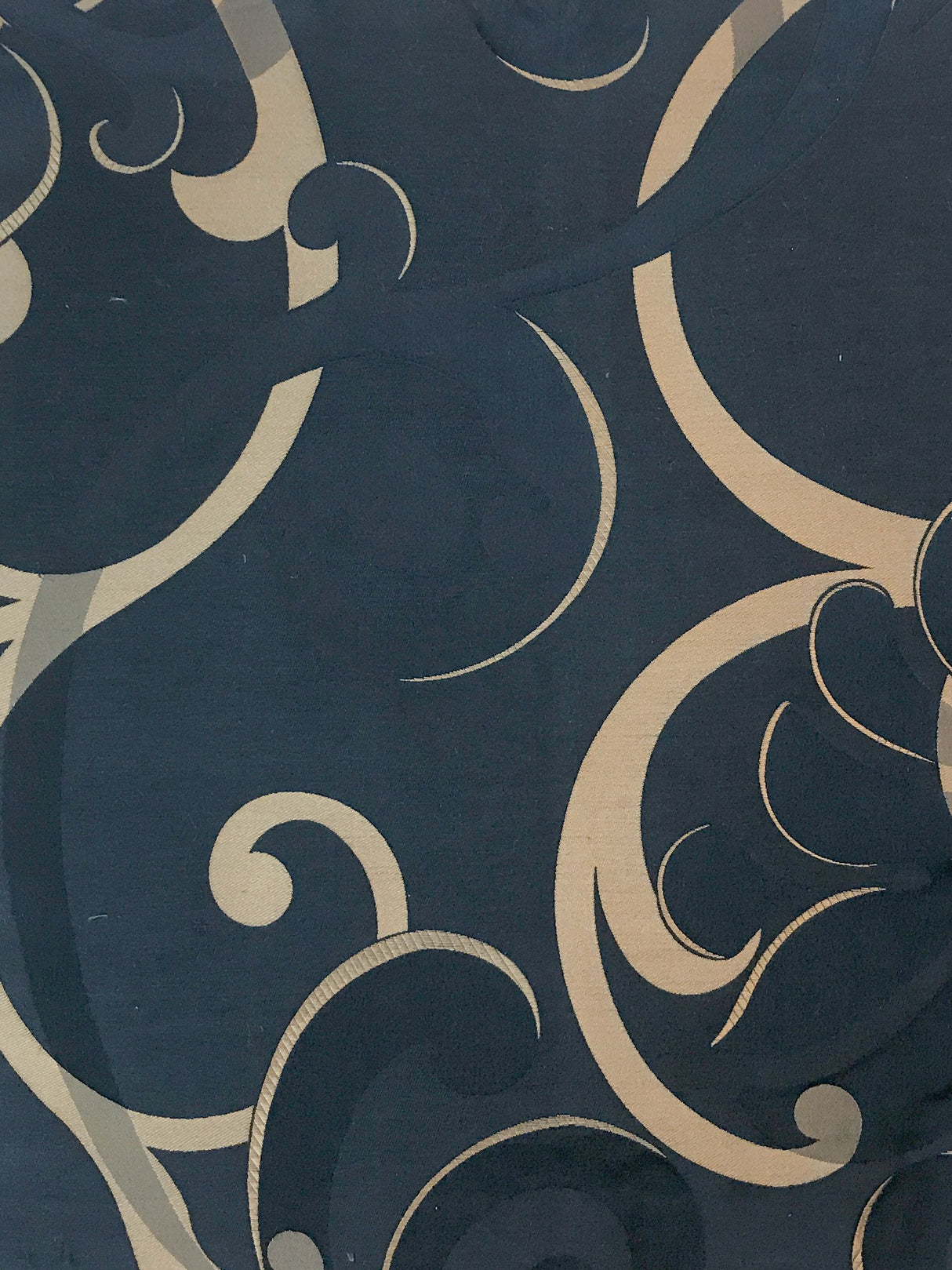Scalamandre SB 00041059 MIDNIGHT CIMAROSA Fabric - Eade's Wallpaper