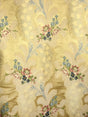 Scalamandre SB 00050289 PINK & BLUE ON YELLOW CHEVERNY Fabric - Eade's Wallpaper