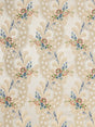 Scalamandre SB 00060289 ROSE & BLUE ON IVORY CHEVERNY Fabric - Eade's Wallpaper