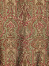 Scalamandre SB 00960343 MARRONE CACHEMIRE PERSIANO Fabric - Eade's Wallpaper