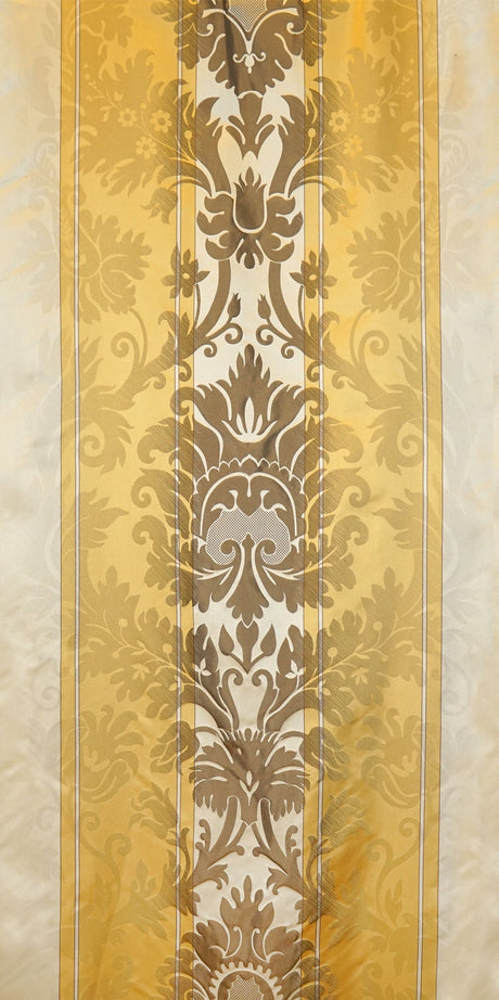 Scalamandre SB 83471612 GOLD/COCOA ALIPLO Fabric - Eade's Wallpaper