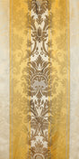 Scalamandre SB 83471612 GOLD/COCOA ALIPLO Fabric - Eade's Wallpaper