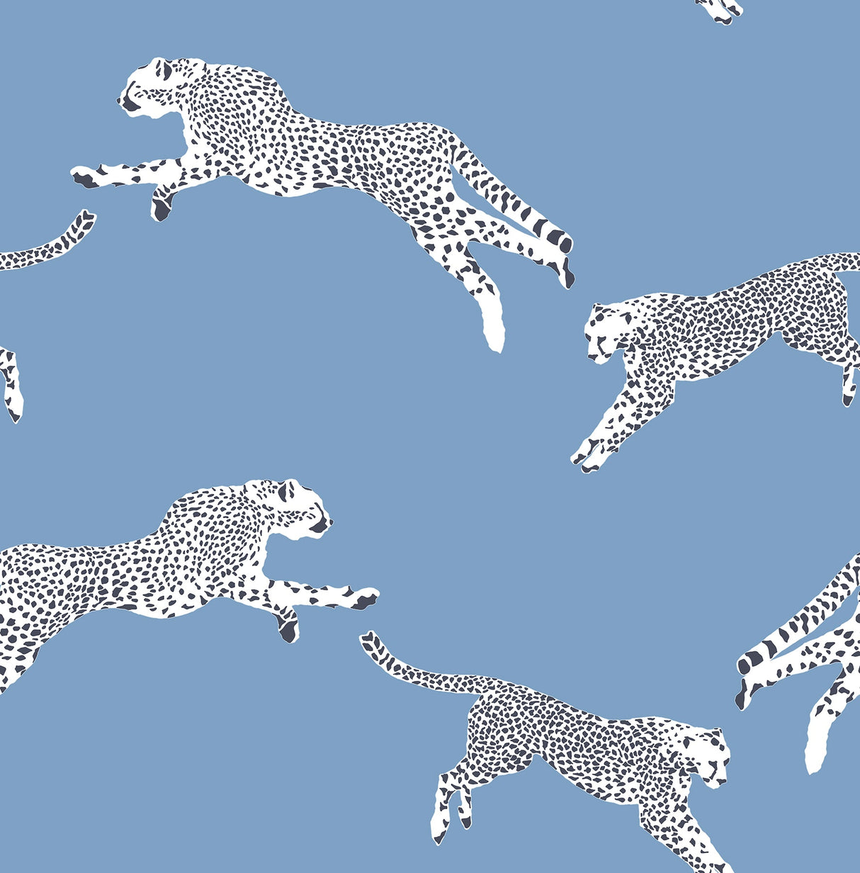 Scalamandre SCS4277 Cloud Nine Leaping Cheetah Peel & Stick Wallpaper