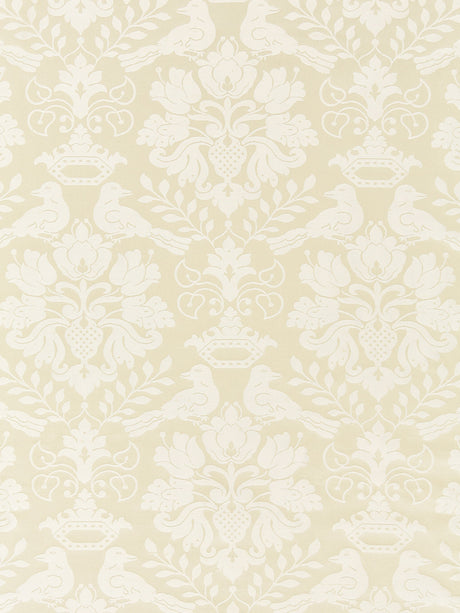Scalamandre SC 00011098MM CREME LOVE BIRD Fabric - Eade's Wallpaper