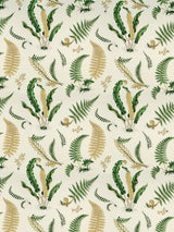 Scalamandre SC 000116425 GREENS ON OFF-WHITE ELSIE DE WOLFE OUTDOOR Fabric - Eade's Wallpaper