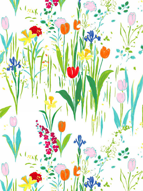 Scalamandre SC 000116547 WHITE GUERMANTES Fabric - Eade's Wallpaper