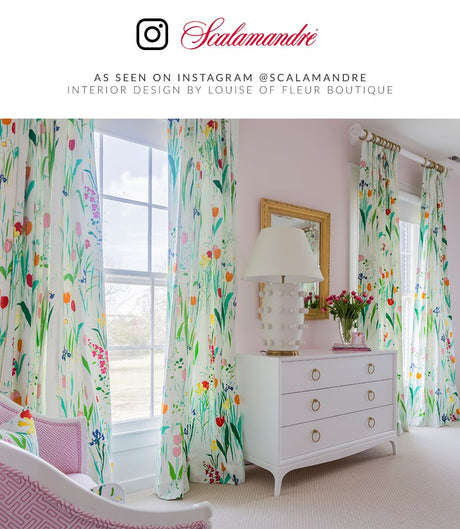 Scalamandre SC 000116547 WHITE GUERMANTES Fabric - Eade's Wallpaper