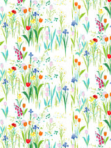 Scalamandre SC 000116547 WHITE GUERMANTES Fabric - Eade's Wallpaper