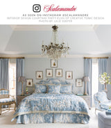 Scalamandre SC 000116561 SKY SUMMER PALACE PRINT Fabric - Eade's Wallpaper