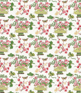 Scalamandre SC 000116591 SPRING SHANGHAI BLOSSOMS Fabric - Eade's Wallpaper