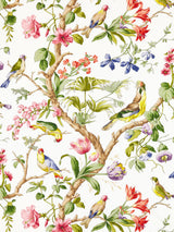 Scalamandre SC 000116600 IVORY BELIZE PRINT Fabric - Eade's Wallpaper