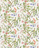Scalamandre SC 000116600 IVORY BELIZE PRINT Fabric - Eade's Wallpaper