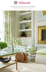 Scalamandre SC 000116602 VERDURE ASCOT LINEN PRINT Fabric - Eade's Wallpaper