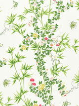 Scalamandre SC 000116608 SPRING JARDIN DE CHINE PRINT Fabric - Eade's Wallpaper