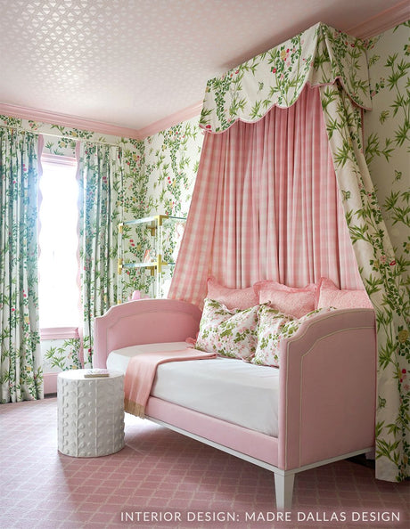 Scalamandre SC 000116608 SPRING JARDIN DE CHINE PRINT Fabric - Eade's Wallpaper