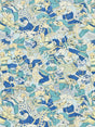 Scalamandre SC 000116612 SUMMER SAGE DRAGON DANCE Fabric - Eade's Wallpaper