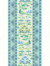 Scalamandre SC 000116613 COASTAL ROYAL PEONY LINEN PRINT Fabric - Eade's Wallpaper