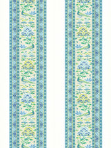 Scalamandre SC 000116613 COASTAL ROYAL PEONY LINEN PRINT Fabric - Eade's Wallpaper