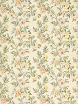 Scalamandre SC 000116616 SUNLIGHT PEONIA LINEN PRINT Fabric - Eade's Wallpaper