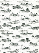 Scalamandre SC 000116635 INK CAIRO TOILE Fabric - Eade's Wallpaper