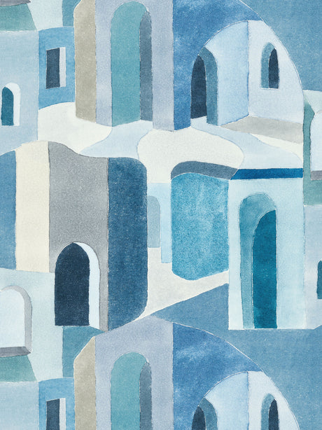 Scalamandre SC 000116637 MEDITERRANEAN RIAD COTTON PRINT Fabric - Eade's Wallpaper