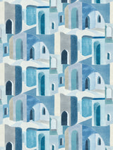 Scalamandre SC 000116637 MEDITERRANEAN RIAD COTTON PRINT Fabric - Eade's Wallpaper