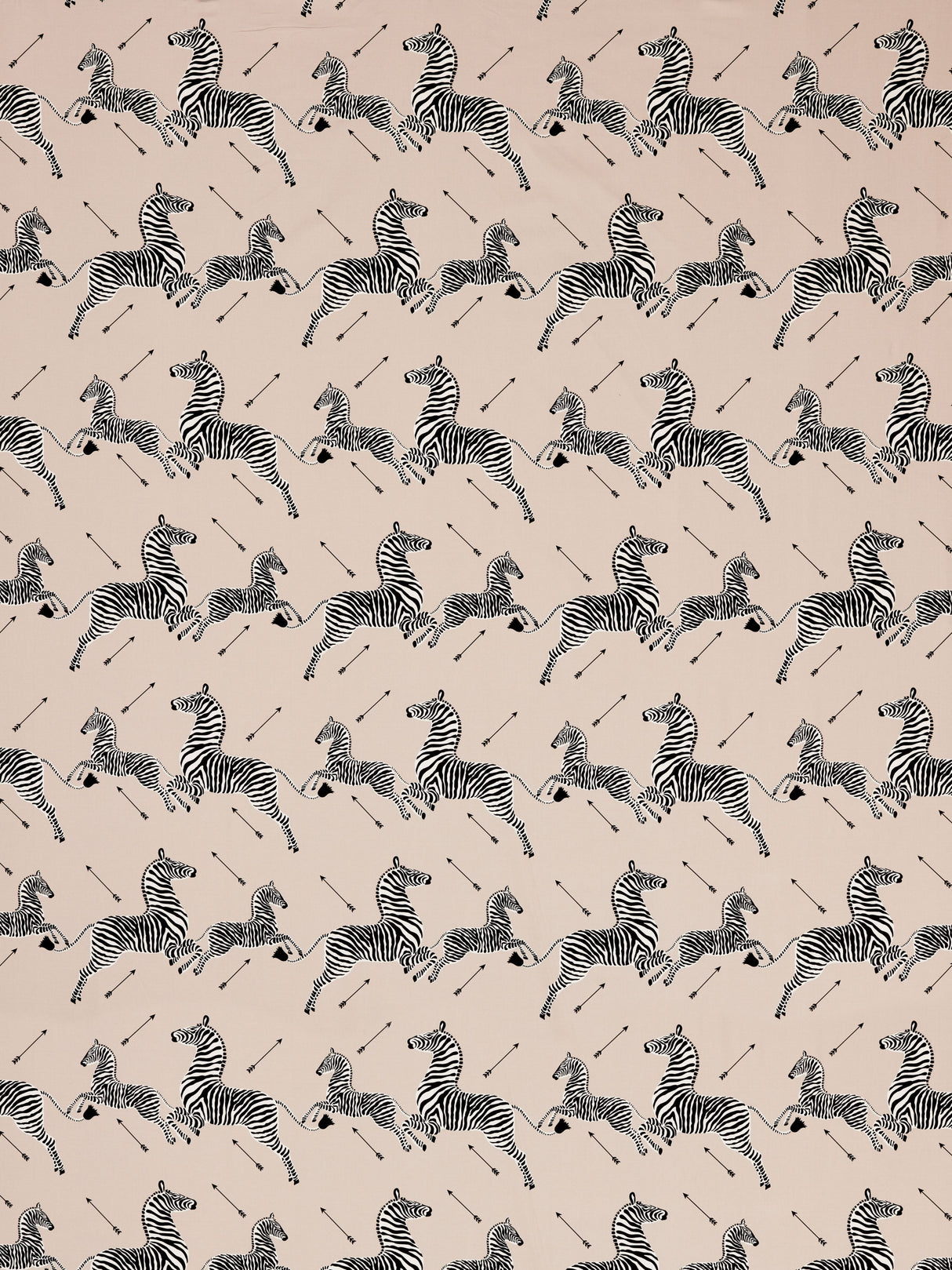 Scalamandre SC 000116641 SAND ZEBRAS PETITE Fabric - Eade's Wallpaper