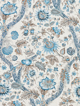 Scalamandre SC 000116647 WATER'S EDGE FLEURS TROPICALES Fabric - Eade's Wallpaper