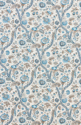 Scalamandre SC 000116647 WATER'S EDGE FLEURS TROPICALES Fabric - Eade's Wallpaper