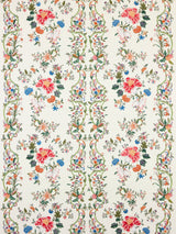 Scalamandre SC 000116648 CREAM MULTI CAMELLIA TRELLIS Fabric - Eade's Wallpaper
