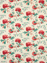 Scalamandre SC 000116650 RED MULTI ISADORA PRINT Fabric - Eade's Wallpaper