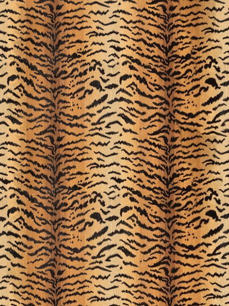 Scalamandre SC 000126167MM IVORY, GOLD & BLACK TIGRE - SILK Fabric - Eade's Wallpaper