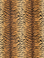 Scalamandre SC 000126167MM IVORY, GOLD & BLACK TIGRE - SILK Fabric - Eade's Wallpaper