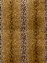 Scalamandre SC 000126168MM IVORY, GOLD & BLACK LEOPARDO Fabric - Eade's Wallpaper