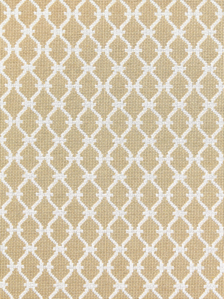 Scalamandre SC 000127009 SAND TRELLIS WEAVE Fabric - Eade's Wallpaper