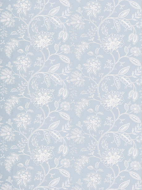 Scalamandre SC 000127011 SKY KAVERI VINE Fabric - Eade's Wallpaper