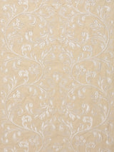 Scalamandre SC 000127029 CHARDONNAY CHIARA EMBROIDERY Fabric - Eade's Wallpaper