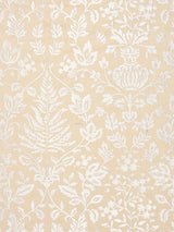 Scalamandre SC 000127032 SAND SHALIMAR EMBROIDERY Fabric - Eade's Wallpaper