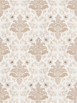 Scalamandre SC 000127033 CHAMPAGNE ISABELLA EMBROIDERY Fabric - Eade's Wallpaper