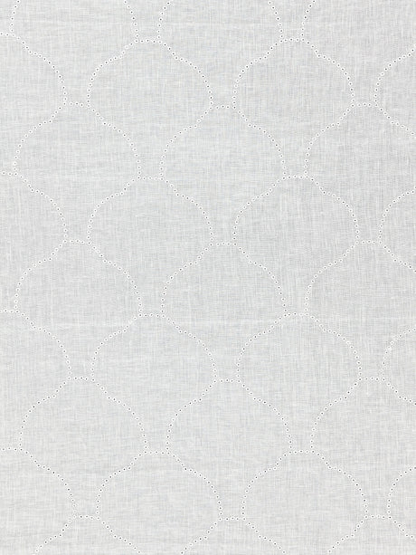 Scalamandre SC 000127038 IVORY COQUILLE SHEER Fabric - Eade's Wallpaper