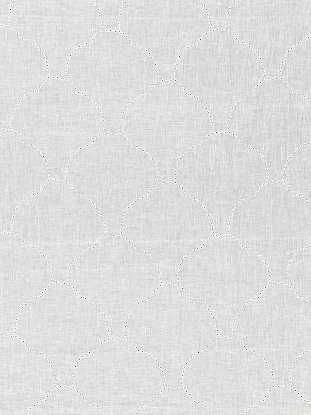 Scalamandre SC 000127038 IVORY COQUILLE SHEER Fabric - Eade's Wallpaper