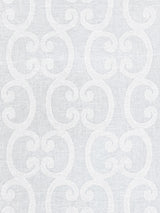 Scalamandre SC 000127040 SNOW ORNAMENTO SHEER Fabric - Eade's Wallpaper