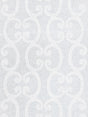 Scalamandre SC 000127040 SNOW ORNAMENTO SHEER Fabric - Eade's Wallpaper