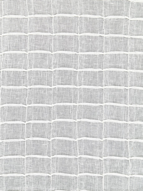 Scalamandre SC 000127041 IVORY PINTUCK LINEN SHEER Fabric - Eade's Wallpaper